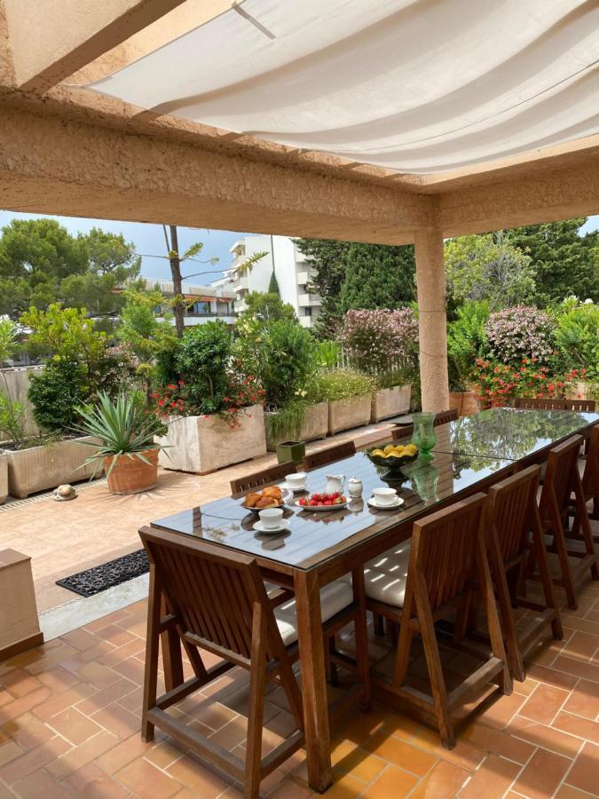 Panoramic Sea View Penthouse With Jacuzzi And 450 Sqm Terrace Apartamento Antibes Exterior foto