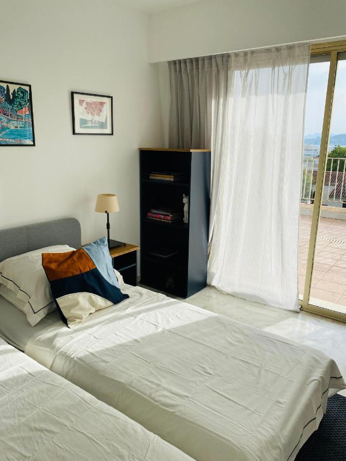 Panoramic Sea View Penthouse With Jacuzzi And 450 Sqm Terrace Apartamento Antibes Exterior foto